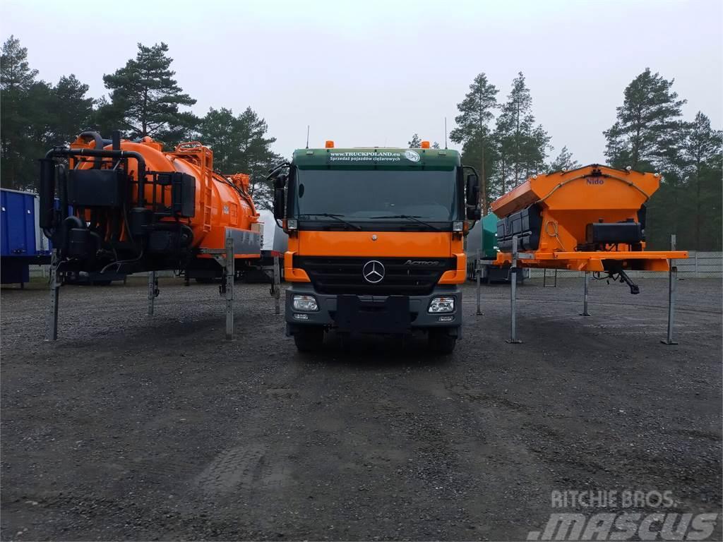 Mercedes-Benz ACTROS 2636 6x4 WUKO + MUT SAND MACHINE FOR CHANNE Specializuotos paskirties technika