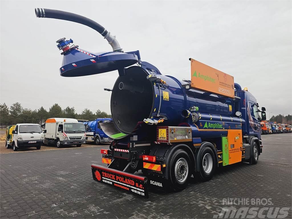 Scania Amphitec VORTEX ATEX EURO 6 vacuum suction loader Kombinuotos paskirties / vakuuminiai sunkvežimiai
