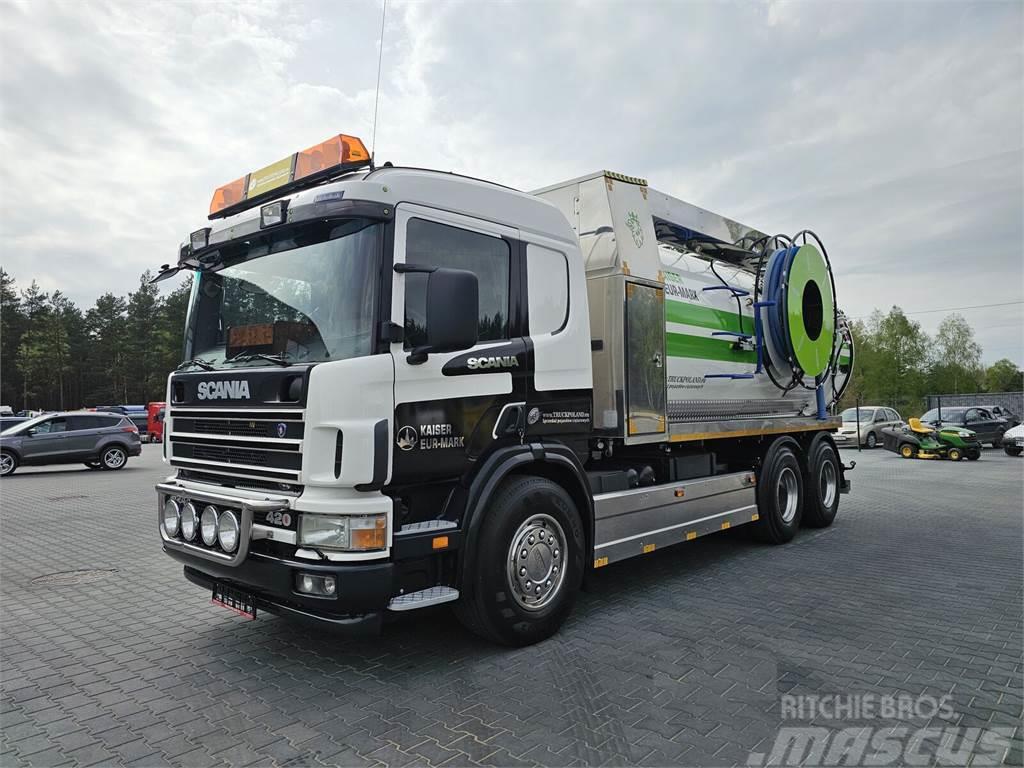 Scania WUKO KAISER EUR-MARK PKL 8.8 FOR COMBI DECK CLEANI Kombinuotos paskirties / vakuuminiai sunkvežimiai