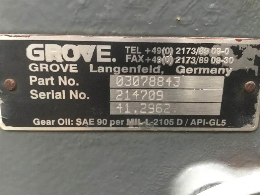 Kessler Grove GMK 3055 diff box axle nr 1 Kranų dalys ir įranga