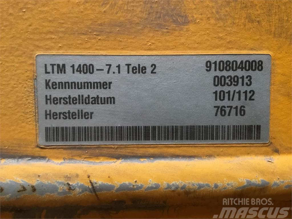 Liebherr LTM 1400-7.1 telescopic section 2 Kranų dalys ir įranga