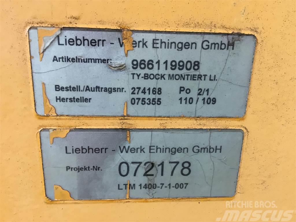 Liebherr LTM 1400-7.1 TY-bracket left pre-ass Kranų dalys ir įranga