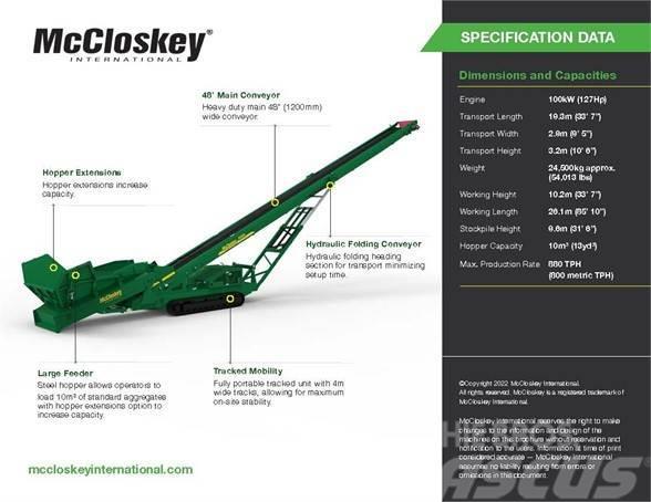 McCloskey RF80 Transporteriai