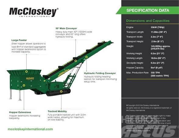 McCloskey SF50 Transporteriai