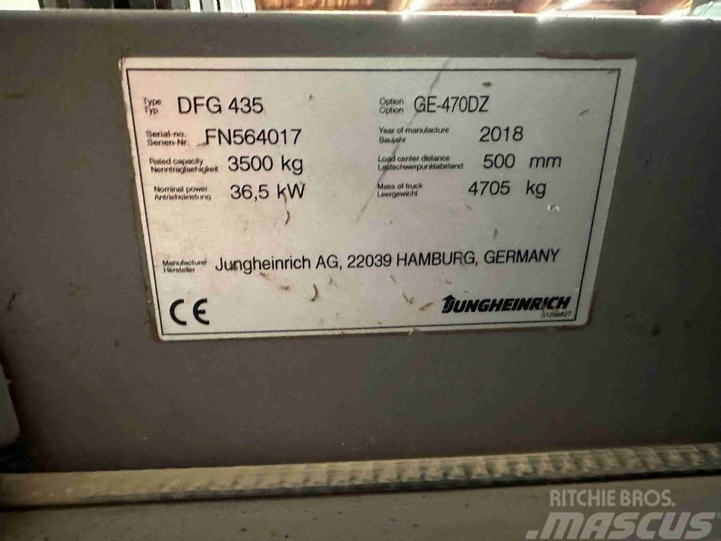 Jungheinrich DFG 435 - TRIPLEX 4,7 m Dyzeliniai krautuvai