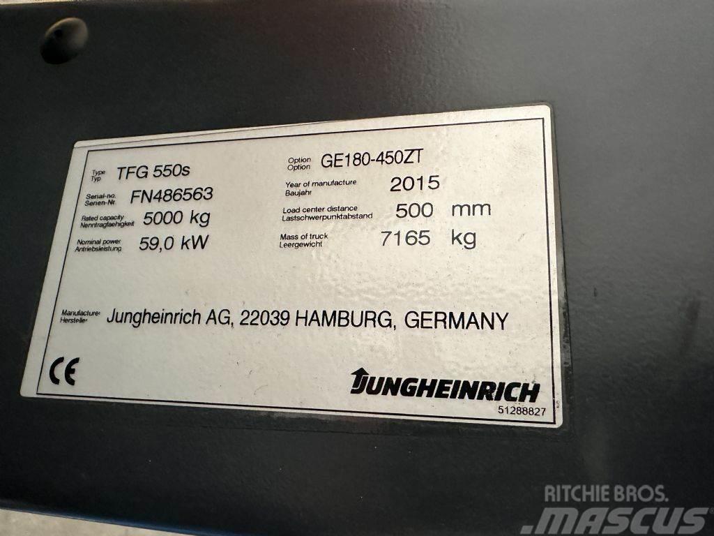 Jungheinrich TFG 550s - nur 1080 Stunden !!! LPG (dujiniai) krautuvai