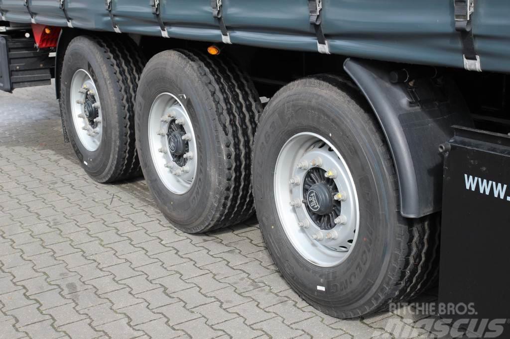 Kögel Standard-Plane Liftachse Miete Rent Bortinių sunkvežimių priekabos su nuleidžiamais bortais