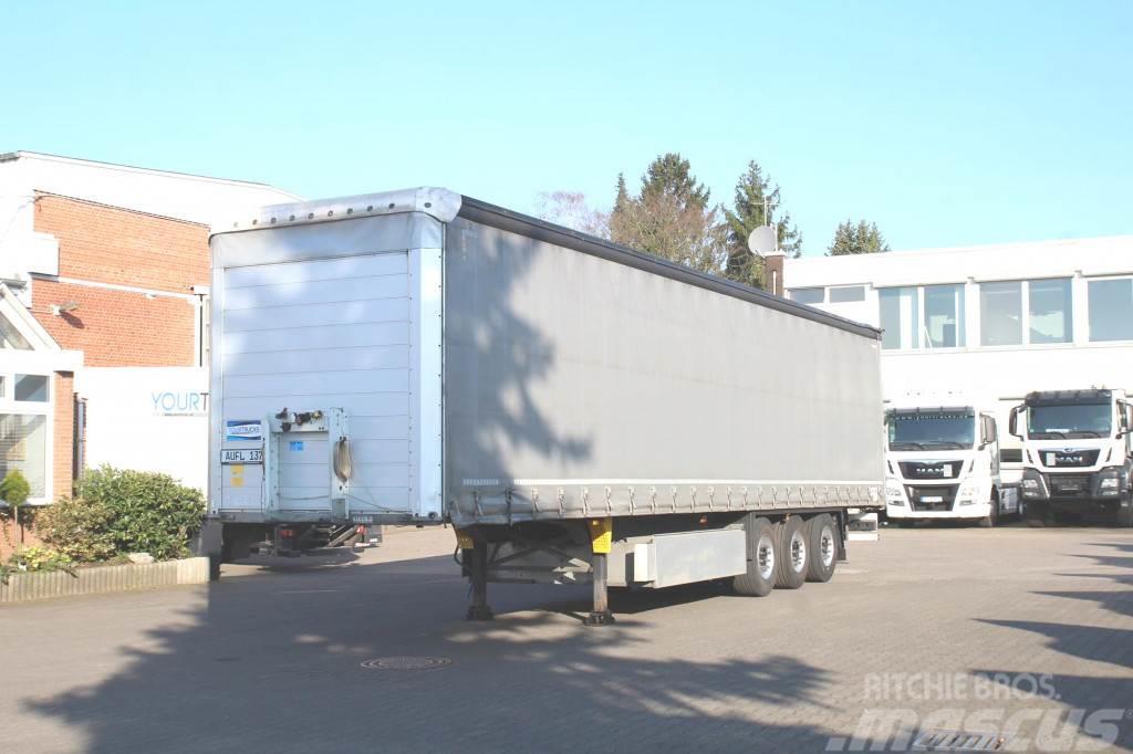 SCHMITZ Standard Plane Edscha Pal-Kasten Scmitz Achsen Bortinių sunkvežimių priekabos su nuleidžiamais bortais