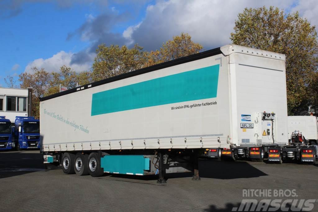 SCHMITZ Standard Plane Edscha SAF Liftachse Pal-Kast. Bortinių sunkvežimių priekabos su nuleidžiamais bortais